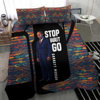 Garrett Morgan Bedding Set with Full Body Portrait, Stop Wait Go Quote, Traffic Light Design - Wonder Print Shop