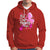 Breast Cancer Awareness Hoodie No One Fights Alone - Wonder Print Shop