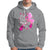 Breast Cancer Awareness Hoodie No One Fights Alone - Wonder Print Shop