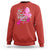 Breast Cancer Awareness Sweatshirt No One Fights Alone - Wonder Print Shop