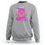 Pink Sweatshirt for Breast Cancer Awareness I Wear Pink For My Sister - Wonder Print Shop