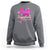 Pink Sweatshirt for Breast Cancer Awareness Pink Is My Signature Color - Wonder Print Shop