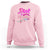 Pink Sweatshirt for Breast Cancer Awareness Pink Is My Signature Color - Wonder Print Shop