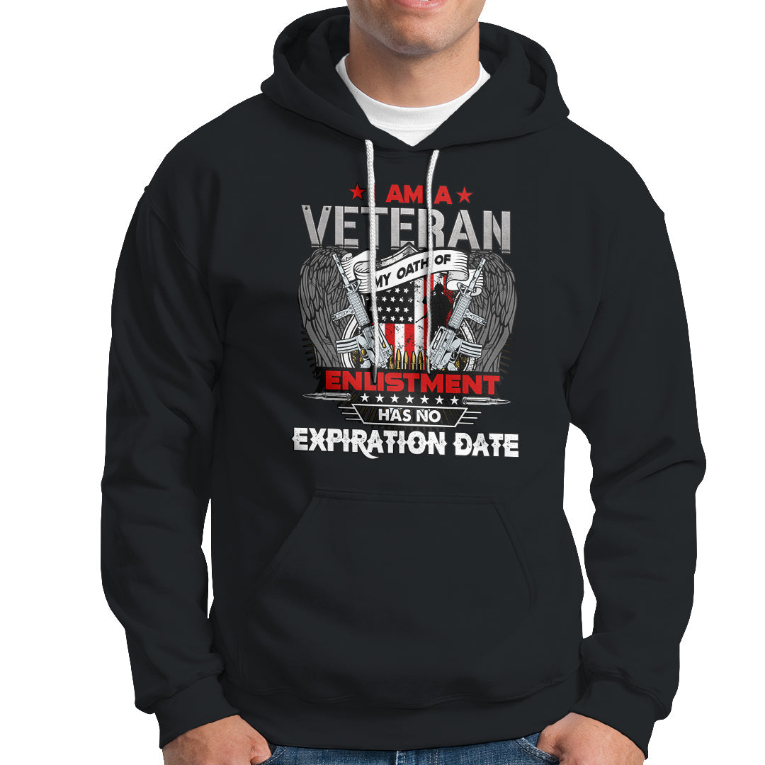 Veteran Hoodie I am a Veteran My Oath of Enlistment - Wonder Print Shop