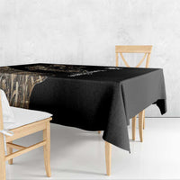 Personalized Boar Hunting Camouflage Tablecloth Wild Hog Silhouette and Black Tactical Camo - Wonder Print Shop