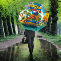Ecuador Umbrella with Wildlife and Flag Landscape Design - Wonder Print Shop