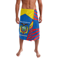Ecuador Lavalava with Coat of Arms and Bold Stripe Design - Wonder Print Shop