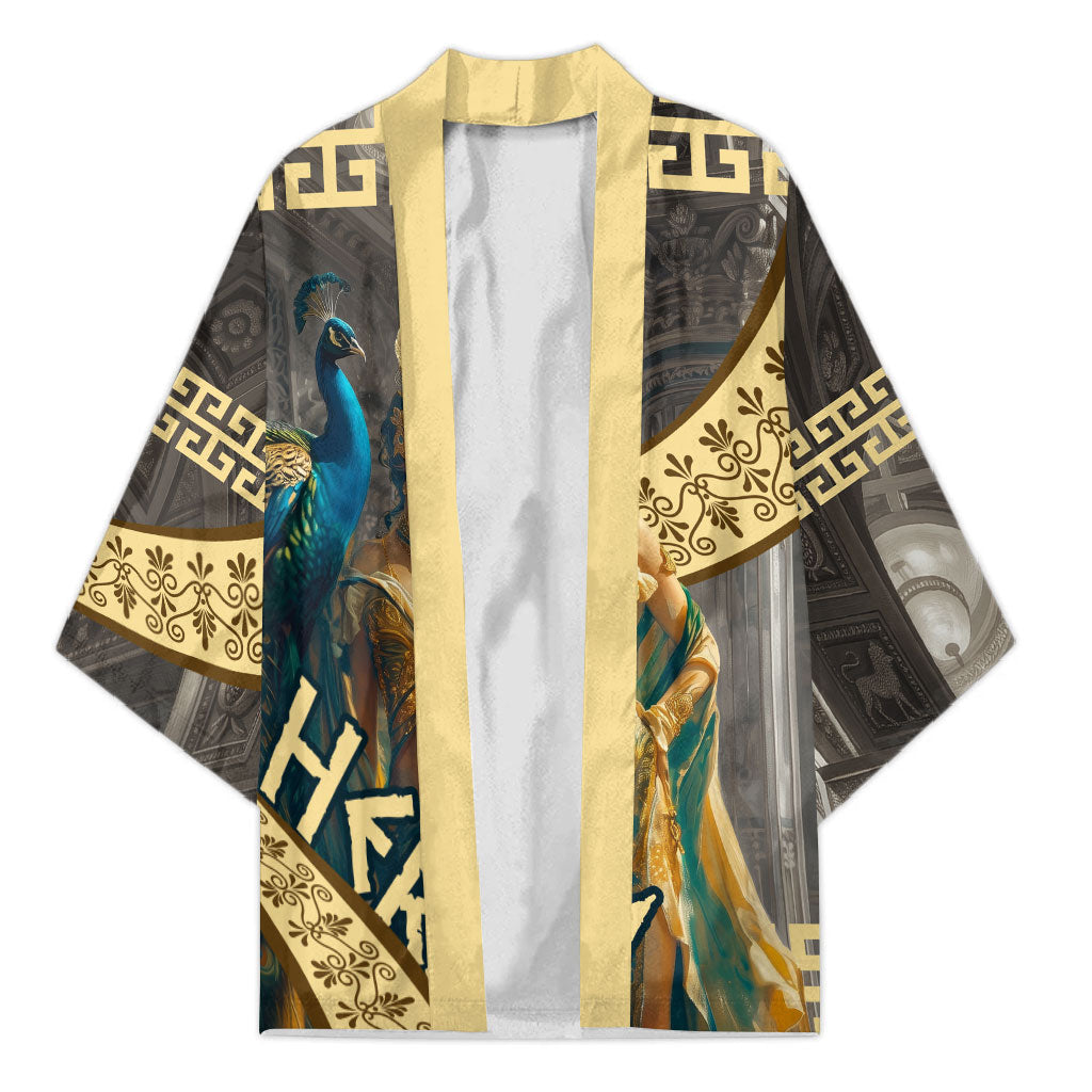 Hera Greek Goddess Kimono Ancient Mythology Peacock Art Graphic