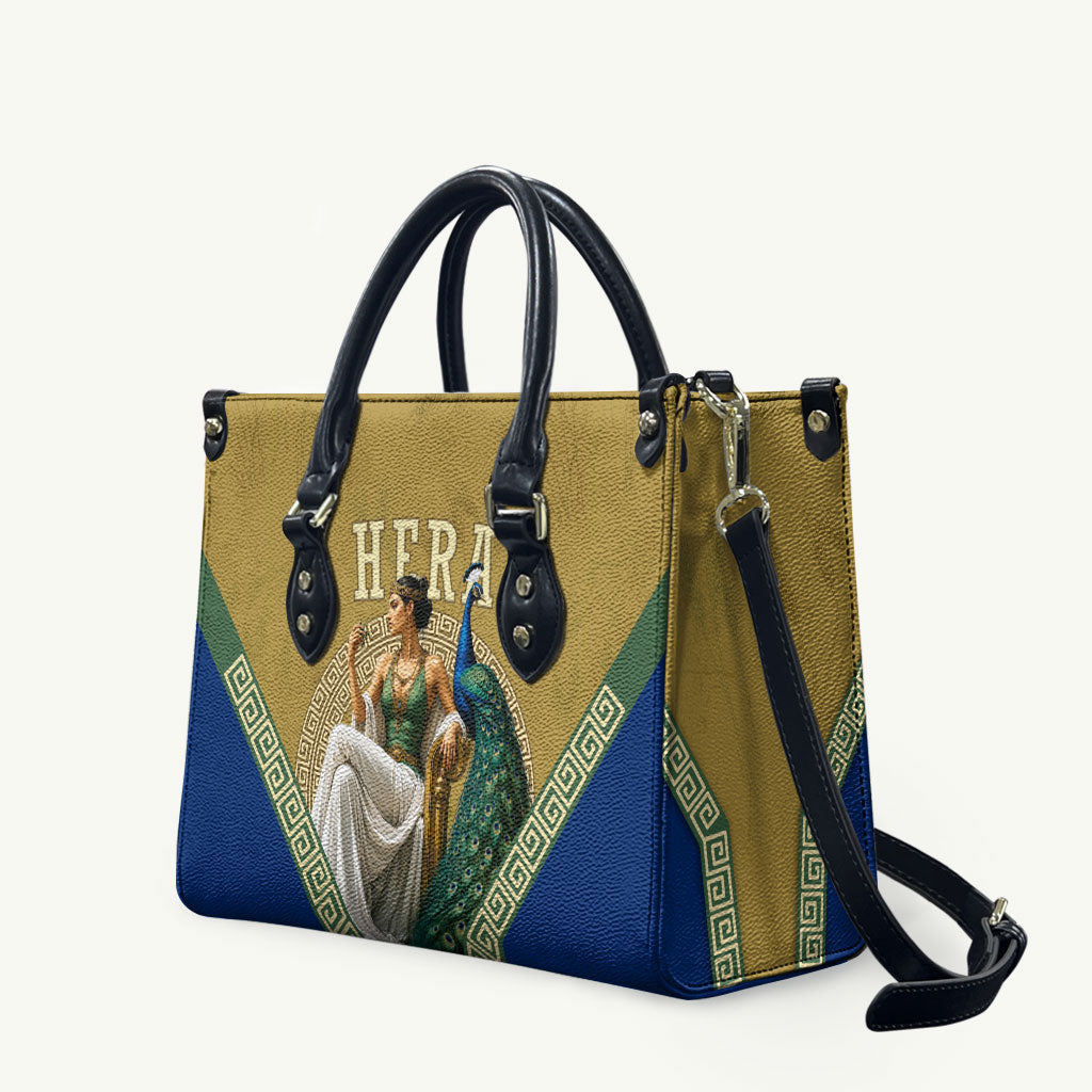 Greek Goddess Hera Leather Bag Ancient Greek Mythology Queen Of Olympus Art