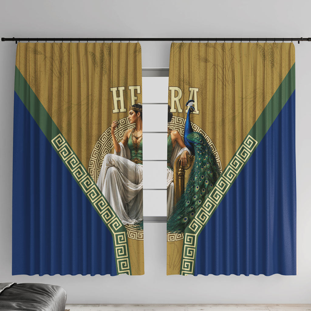 Greek Goddess Hera Window Curtain Ancient Greek Mythology Queen Of Olympus Art