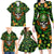 Happy St. Patrick's Day Skull Family Matching Long Sleeve Bodycon Dress and Hawaiian Shirt - Wonder Print Shop