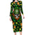 Happy St. Patrick's Day Skull Family Matching Long Sleeve Bodycon Dress and Hawaiian Shirt - Wonder Print Shop