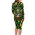 Happy St. Patrick's Day Skull Family Matching Long Sleeve Bodycon Dress and Hawaiian Shirt - Wonder Print Shop