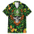 Happy St. Patrick's Day Skull Family Matching Mermaid Dress and Hawaiian Shirt - Wonder Print Shop