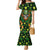 Happy St. Patrick's Day Skull Family Matching Mermaid Dress and Hawaiian Shirt - Wonder Print Shop