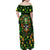 Happy St. Patrick's Day Skull Family Matching Off Shoulder Maxi Dress and Hawaiian Shirt - Wonder Print Shop