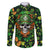 Happy St. Patrick's Day Skull Family Matching Puletasi Dress and Hawaiian Shirt - Wonder Print Shop