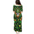 Happy St. Patrick's Day Skull Family Matching Puletasi Dress and Hawaiian Shirt - Wonder Print Shop