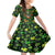 Happy St. Patrick's Day Skull Family Matching Short Sleeve Bodycon Dress and Hawaiian Shirt - Wonder Print Shop