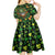 Happy St. Patrick's Day Skull Kid Short Sleeve Dress - Wonder Print Shop