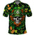 Happy St. Patrick's Day Skull Polo Shirt - Wonder Print Shop