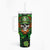 Happy St. Patrick's Day Skull Tumbler With Handle