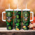 Happy St. Patrick's Day Skull Tumbler With Handle