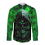 Skull Long Sleeve Button Shirt Try Again Tomorrow - Wonder Print Shop