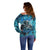 Skull Off Shoulder Sweater Try Again Tomorrow - Wonder Print Shop