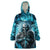 Skull Wearable Blanket Hoodie Try Again Tomorrow - Wonder Print Shop