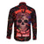 Don't Cry Skull Long Sleeve Button Shirt - Wonder Print Shop