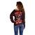 Don't Cry Skull Off Shoulder Sweater - Wonder Print Shop