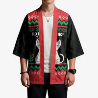 Christmas Cat Kimono with Grumpy Cat in Santa Hat Holiday Lights - Wonder Print Shop