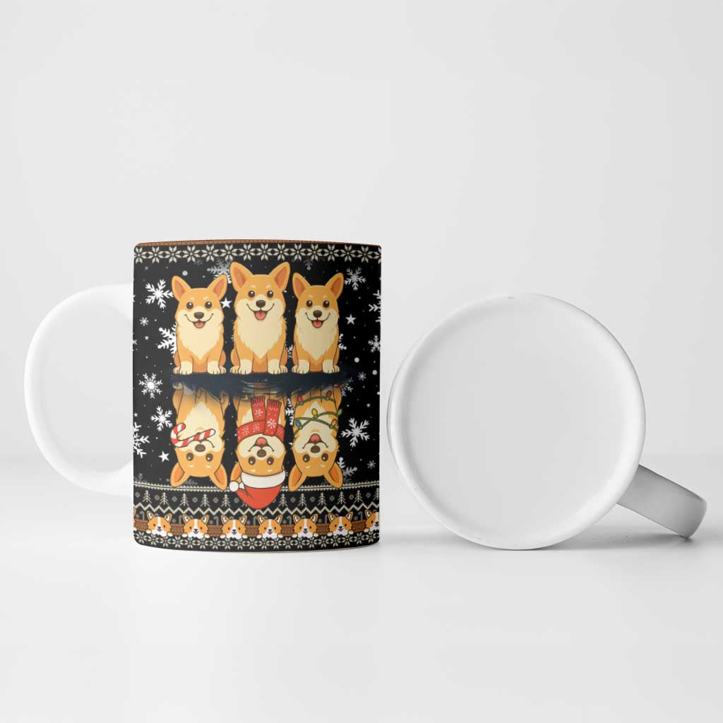 Pembroke Welsh Corgi Dog Christmas Ceramic Mug Xmas Holiday Patterns - Wonder Print Shop