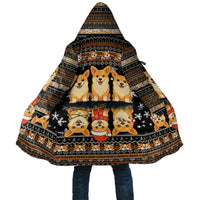 Pembroke Welsh Corgi Dog Christmas Cloak Xmas Holiday Patterns - Wonder Print Shop