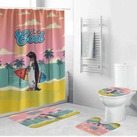 Penguin Im So Cool Christmas Bathroom Set Xmas Holiday Patterns - Wonder Print Shop