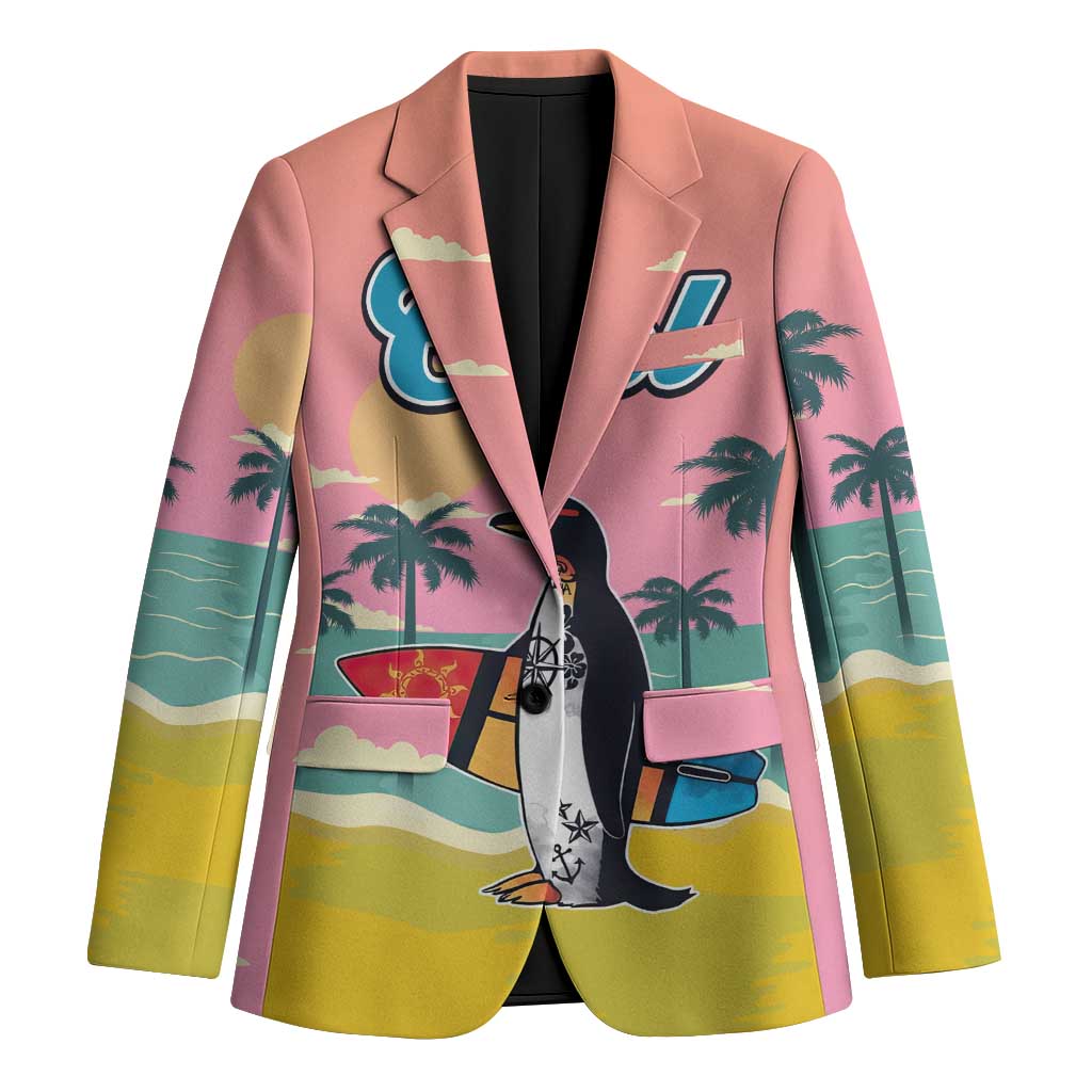 Penguin Im So Cool Christmas Blazer Xmas Holiday Patterns - Wonder Print Shop