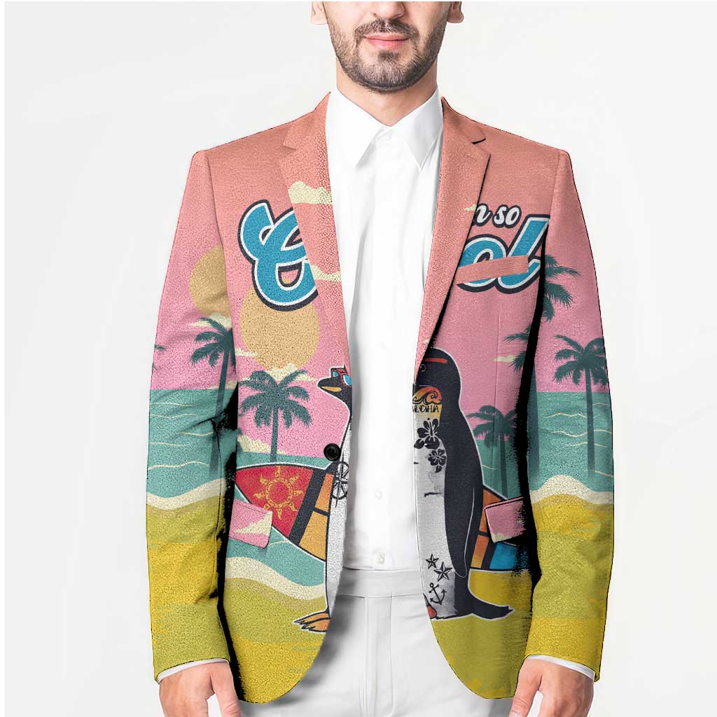 Penguin Im So Cool Christmas Blazer Xmas Holiday Patterns - Wonder Print Shop