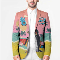 Penguin Im So Cool Christmas Blazer Xmas Holiday Patterns - Wonder Print Shop