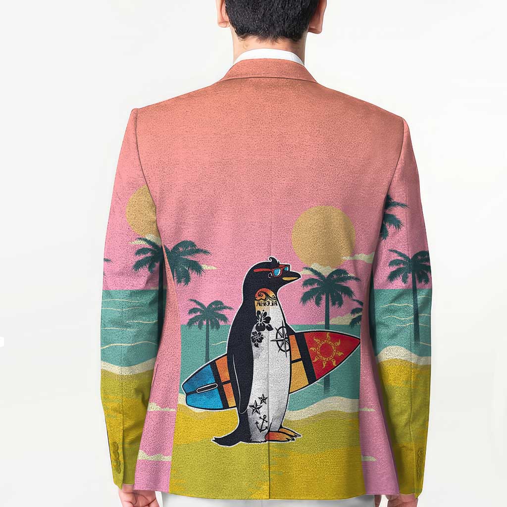 Penguin Im So Cool Christmas Blazer Xmas Holiday Patterns - Wonder Print Shop