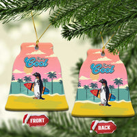 Penguin Im So Cool Christmas Ceramic Ornament Xmas Holiday Patterns - Wonder Print Shop