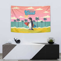 Penguin Im So Cool Christmas Tapestry Xmas Holiday Patterns - Wonder Print Shop
