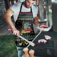 Christmas Vintage Guitar Apron Xmas Holiday Patterns - Wonder Print Shop