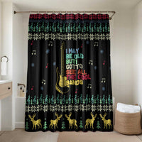 Christmas Vintage Guitar Bathroom Set Xmas Holiday Patterns - Wonder Print Shop