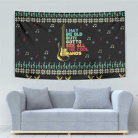 Christmas Vintage Guitar Tapestry Xmas Holiday Patterns - Wonder Print Shop