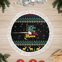 Christmas Vintage Guitar Tree Skirt Xmas Holiday Patterns - Wonder Print Shop