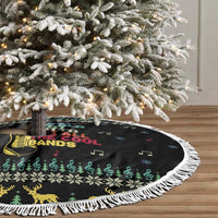Christmas Vintage Guitar Tree Skirt Xmas Holiday Patterns - Wonder Print Shop