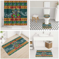 Rock The Holidays Guitar Christmas Bathroom Set Xmas Holiday Patterns - Wonder Print Shop
