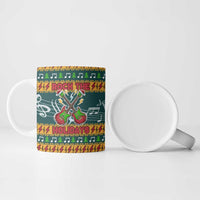 Rock The Holidays Guitar Christmas Ceramic Mug Xmas Holiday Patterns - Wonder Print Shop