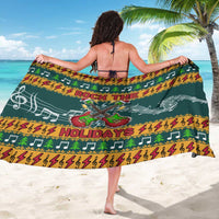 Rock The Holidays Guitar Christmas Sarong Xmas Holiday Patterns - Wonder Print Shop